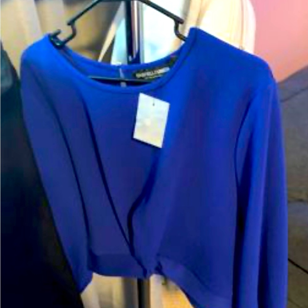 Large Blue Gabrielle Union top